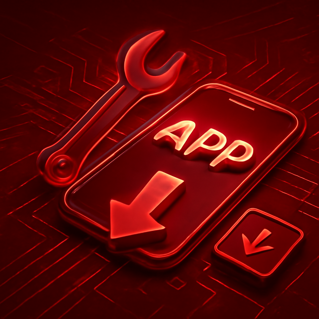 Illustration of the steps to update the Fun88 app.