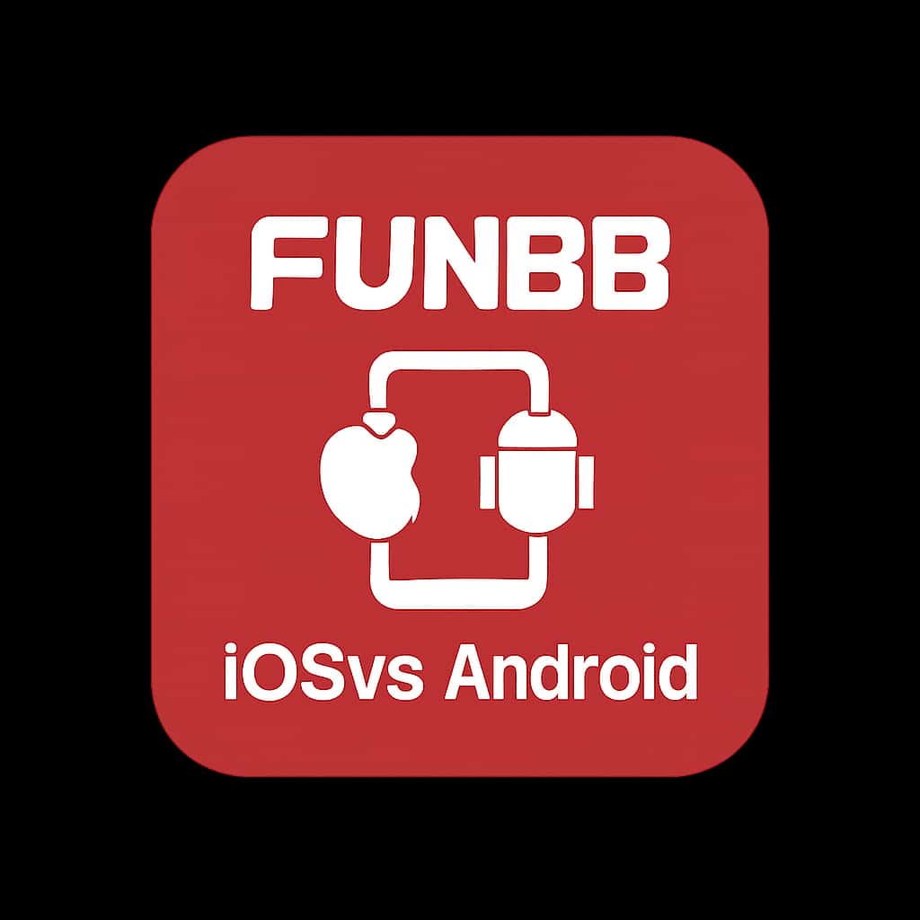 A badge representing Fun88 iOS vs Android.