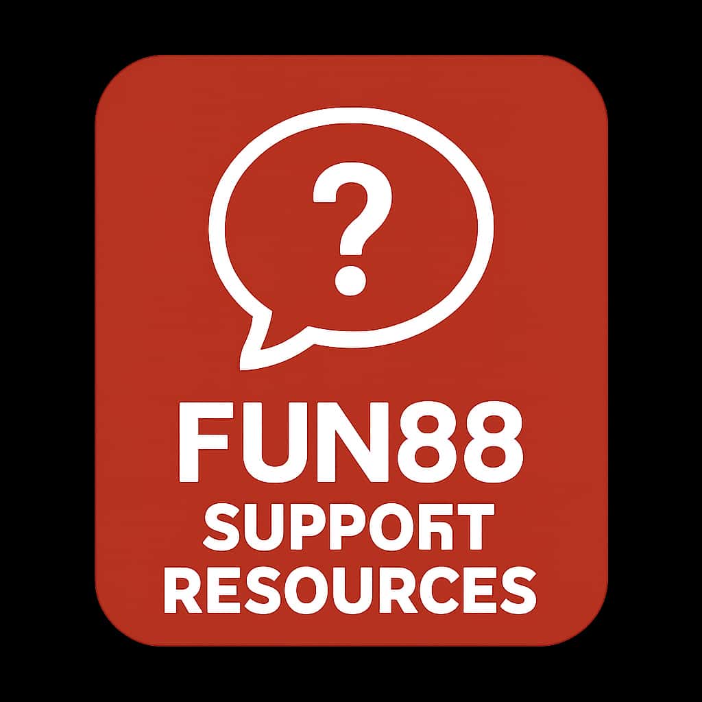 Badge representing Fun88 Support Resources.